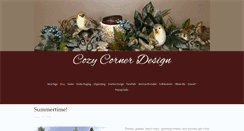 Desktop Screenshot of cozy-corner-design.com